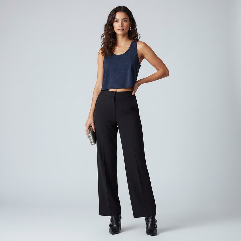 Kyodan Navy Blue Crop Top Size Large